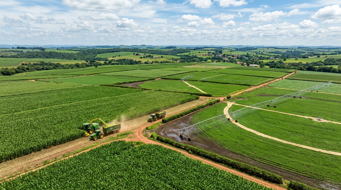 Áreas de Plantio e Lavouras de Silagem